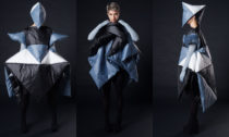 Agáta Zenklová a její udržitelná módní kolekce (model: Dan M. Šabata, modelka: Michaela Hollá, vedoucí BP: MgA. Martin Havel)