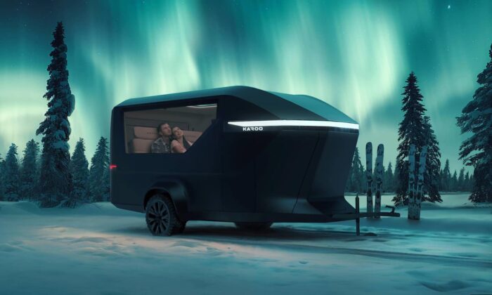 Finská značka Karoo u karavanu vsadila na skandinávský design a moderní technologie