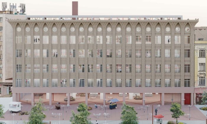 Chátrající opavský obchodní dům Breda se promění na multifunkční objekt se svěžím interiérem