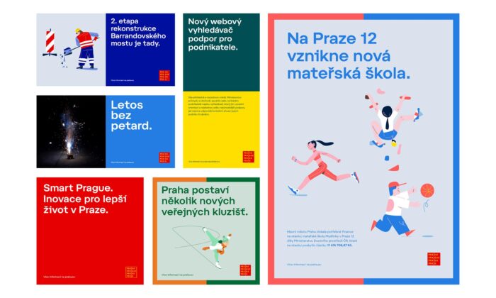 Hlavní město Praha má aktualizovanou vizuální identitu a upravené logo od studia Najbrt