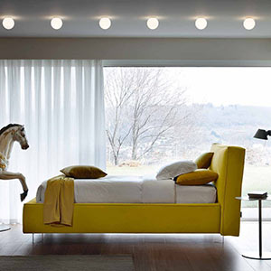 Prémiové italské polstrované postele od Bontempi Letti Design